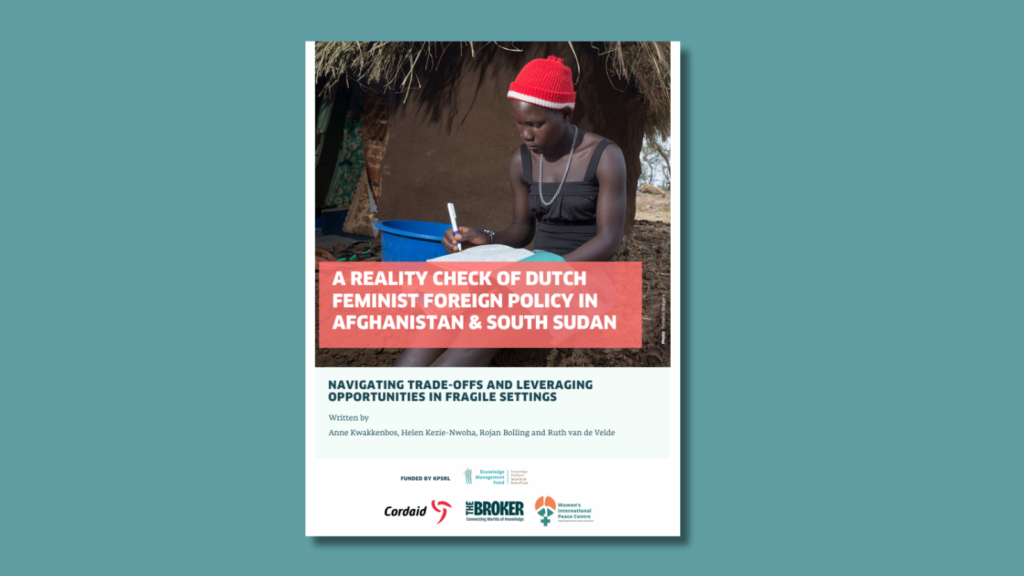 A Reality Check of Dutch Feminist Policy in Afghanistan and South Sudan