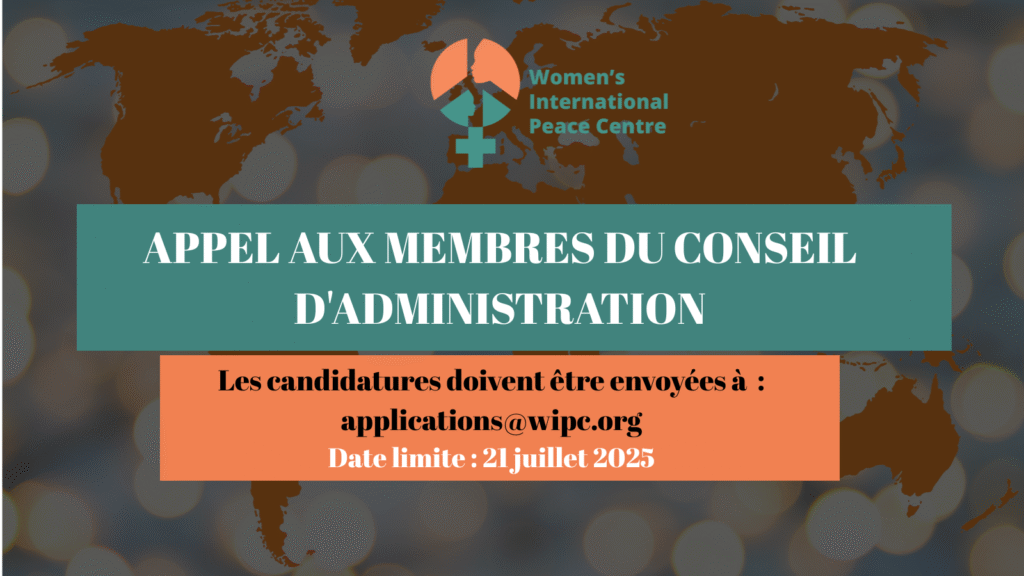 Appel Aux Membres Du Conseil D’Administration